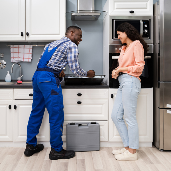 can you provide an estimate for cooktop repair before beginning any work in Centerpoint IN